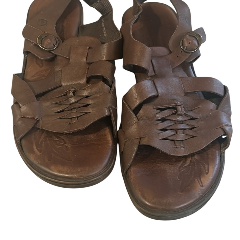 Women's Woven Brown Sandals